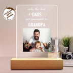 night light personalized photo family keepsake for grandpa