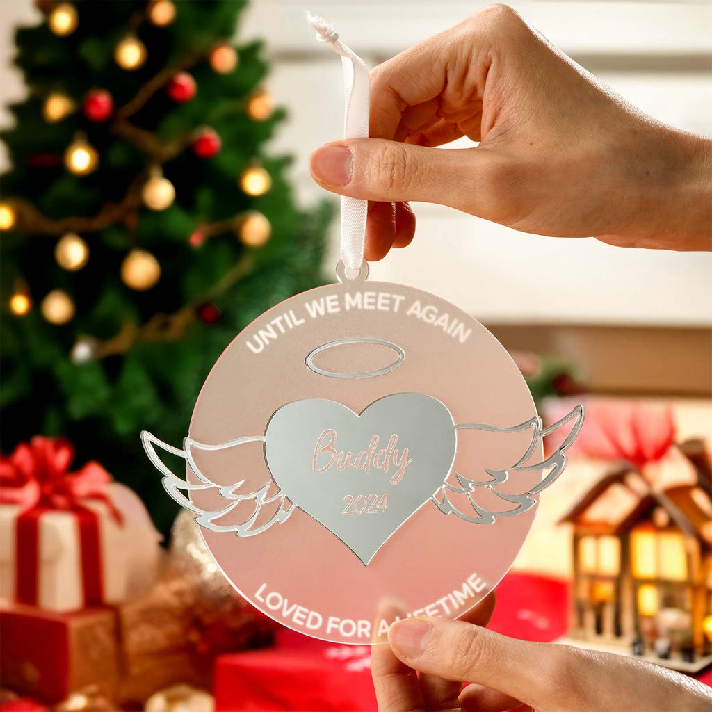 acrylic ornament personalized design remembrance gift