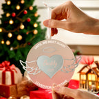 acrylic ornament personalized design remembrance gift