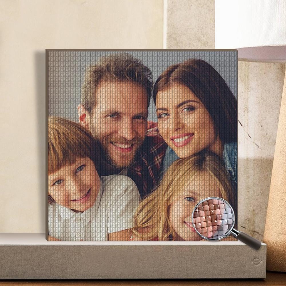 Pintura de diamantes 5D personalizada sin marco - 7 colores