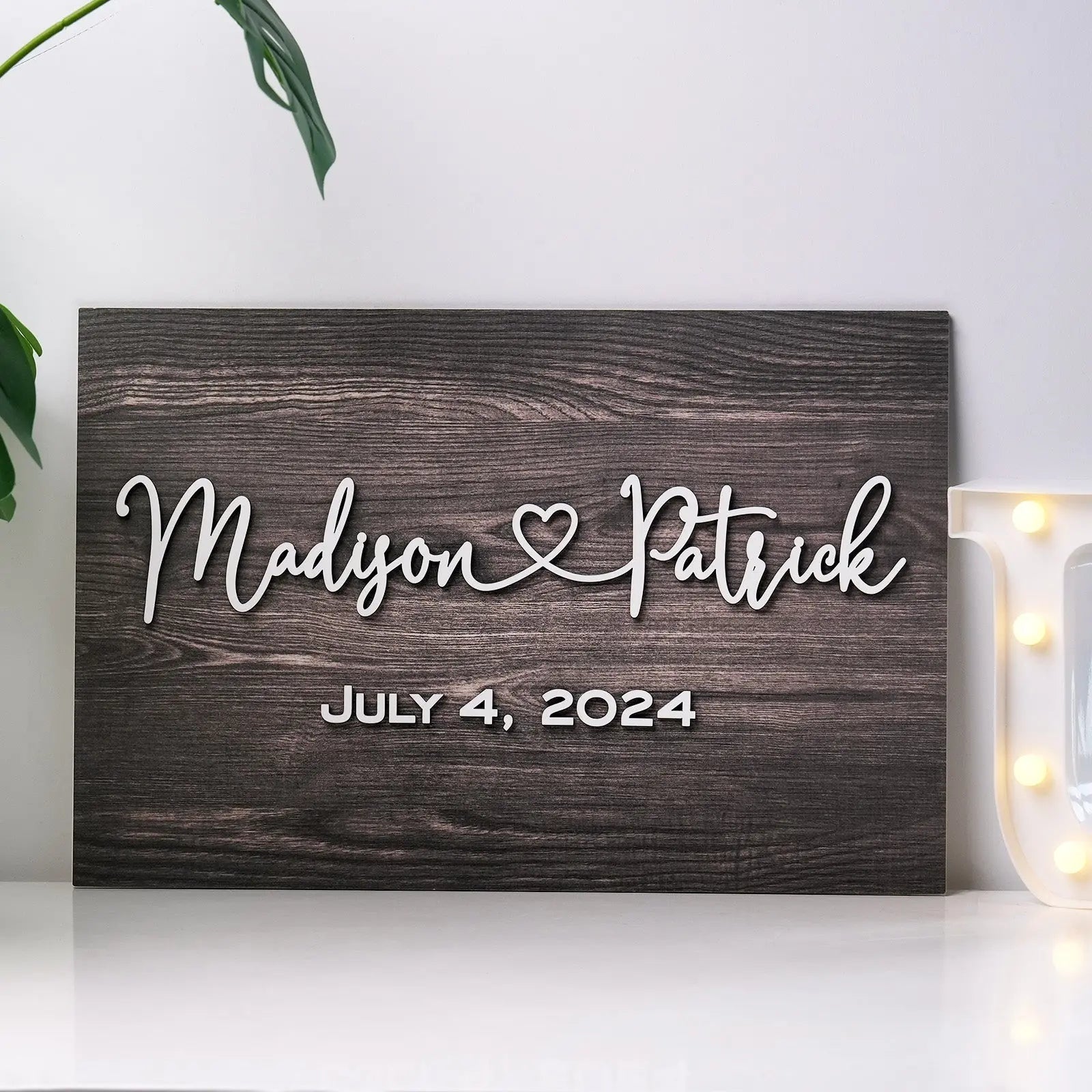 Personalized Wedding Sign Wedding Welcome Sign for Wedding Entrance