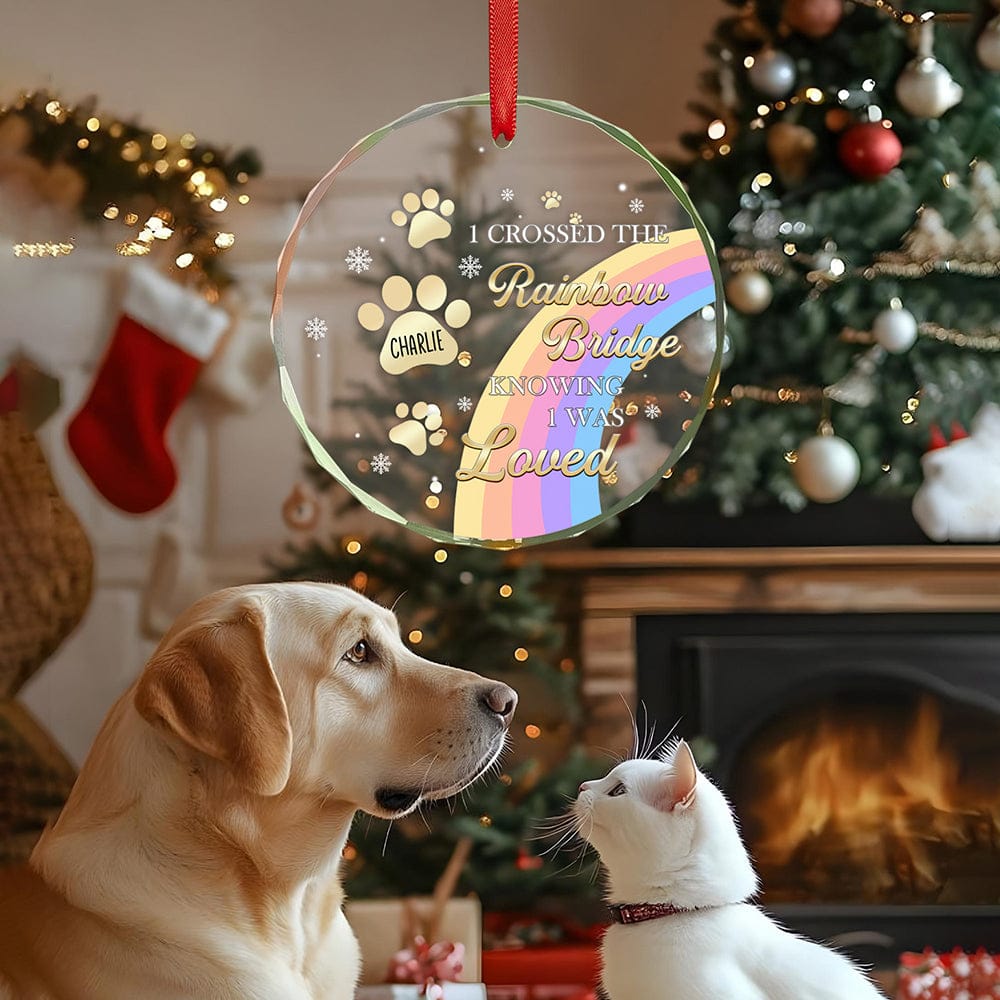 cat memorial christmas ornament personalized design christmas tree