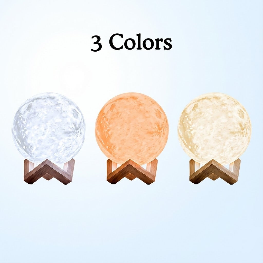 Lunar Light Moon Lamp Home Decor - Perfect Christmas Gift for Family