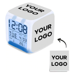 Personalized Colorful Lights Multi-Photo Alarm Clock For Bedroom