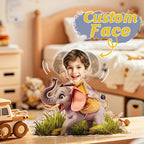 custom bobble head keepsake full character bobblehead keepsake character face kids animal front view