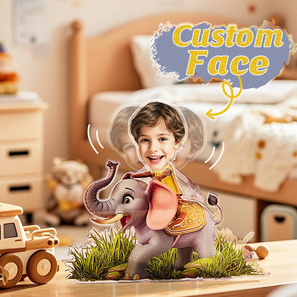 custom bobble head keepsake full character bobblehead keepsake character face kids animal front view