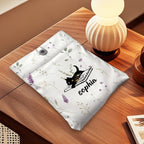 Personalized Floral Cat Book Cover with Pocket Book Cover Protector Gift for Reading Lovers