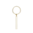 Personalized 3D Bar Keychain Engraved Music Code Key Chain