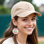 Personalized Baseball Softball Wooden Earrings Birthday Anniversary Gift for Sports Lover