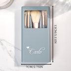 Personalized Engraved Makeup Brush Set – Customizable Beauty Essentials for Flawless Application