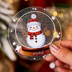 Personalized Christmas Fridge Magnet with Name Snowman Refrigerator Magnet for Christmas Gift