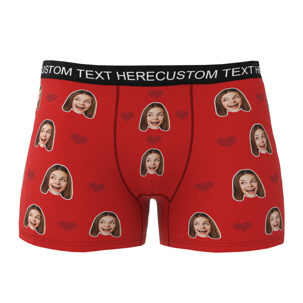 personalized face photo funny romantic gift boxer briefs gift for boyfriend