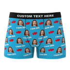 personalized face photo boxer shorts gift for boyfriend