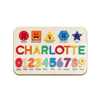 Custom Wooden Name Puzzle Personalised Busy Board Puzzle Toy for Baby Gift