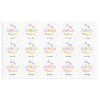 Personalized Thank You Stickers Round Wedding Birthday Favor labels for Gifts