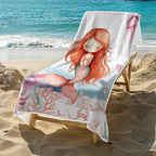 custom name beach towel gift for daughter detail view