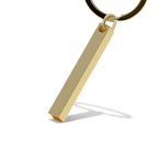 Personalized 3D Bar Keychain Engraved Music Code Key Chain