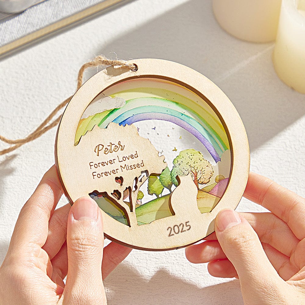 cat memorial ornament personalized design loss of cat gift