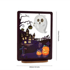 3D Paper Sculpture Night Light Fall Truck Halloween Gifts for Kids and Adults Great Decor Light in Bedroom Living Room - DiyGiftly