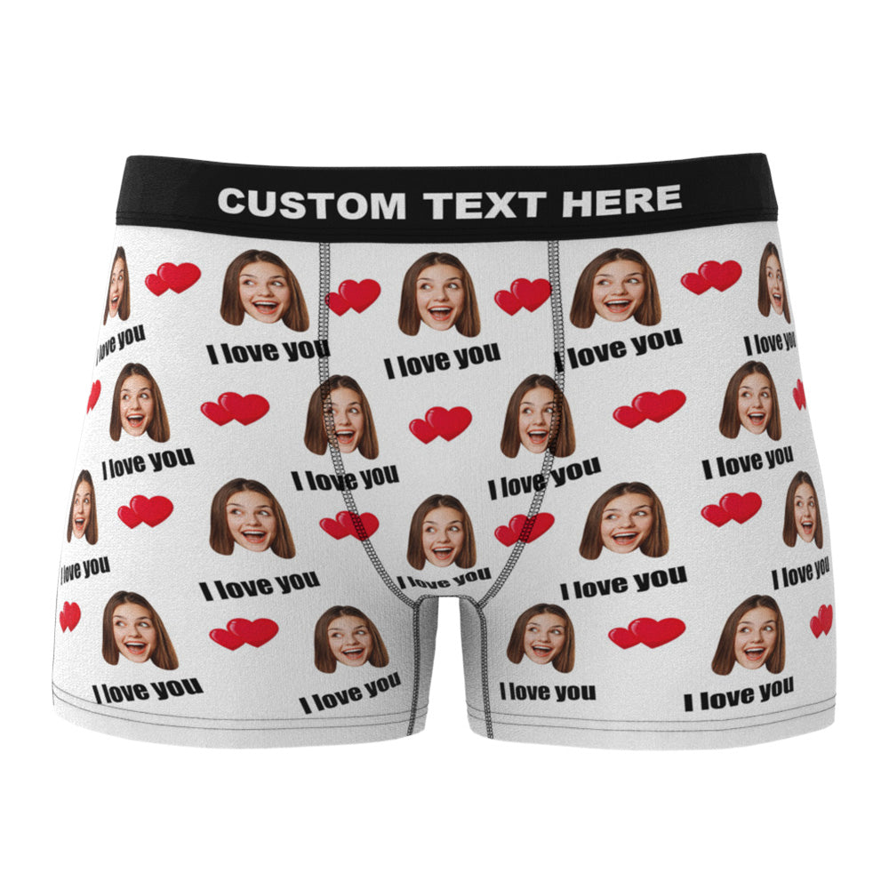 boxer shorts soft stretch comfort funny romantic gift for boyfriend