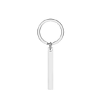 Personalized 3D Bar Keychain Engraved Music Code Key Chain