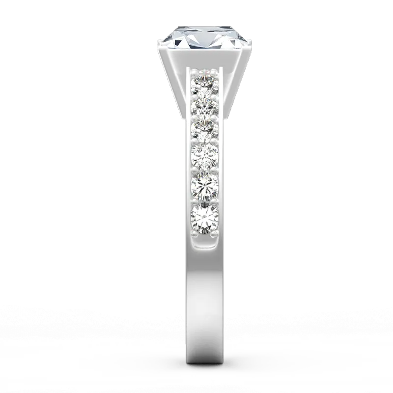 Personalized Birthstone Silver Ring Eternity Ring Wedding Gift Valentines Gift