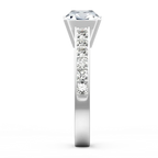 Personalized Birthstone Silver Ring Eternity Ring Wedding Gift Valentines Gift