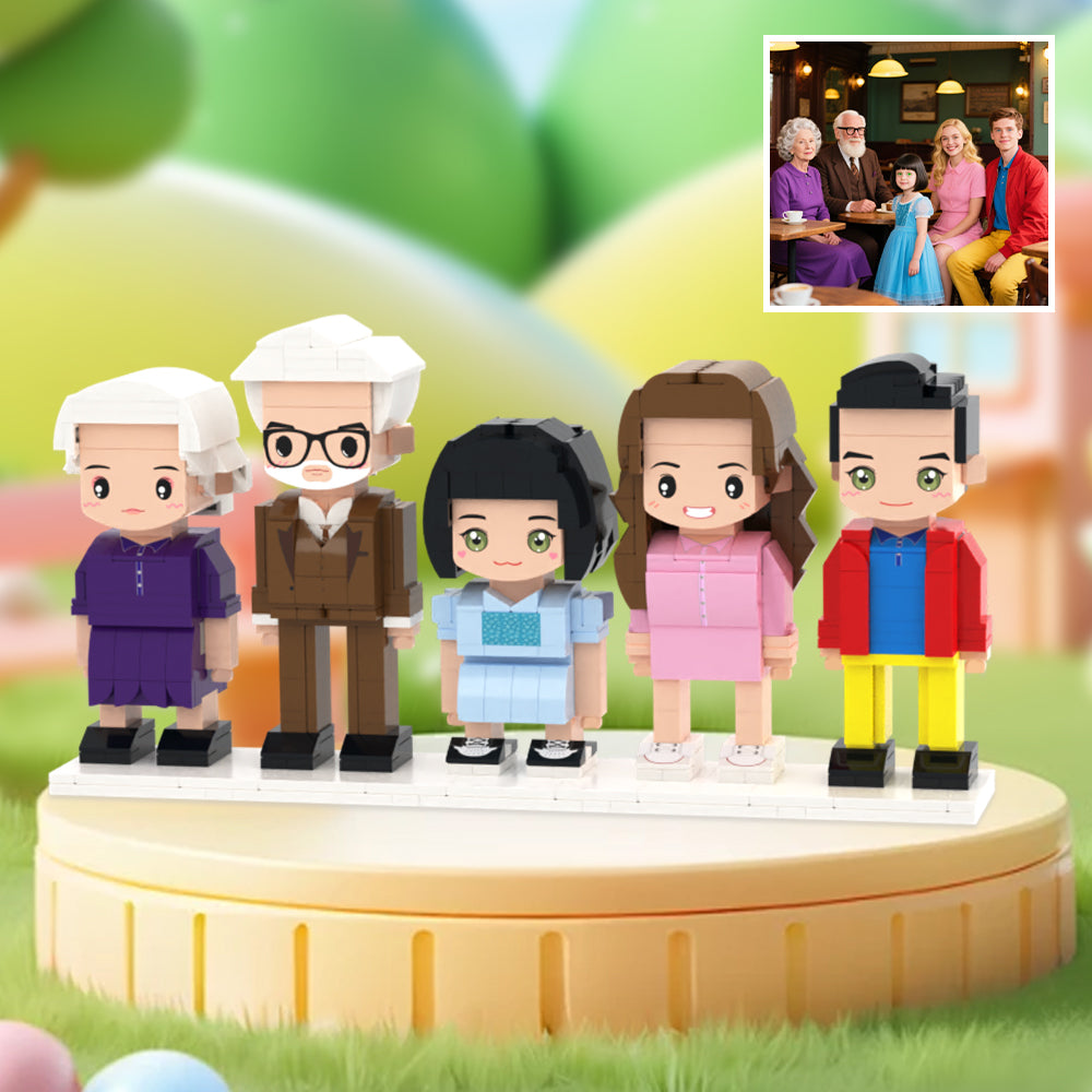made for birthday smiles brick figure custom character design anniversary gift for grandparents