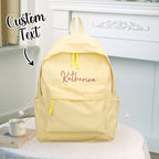 Personalized Name Embroidery Backpack Custom Backpack Travel Bags Gifts for Friend