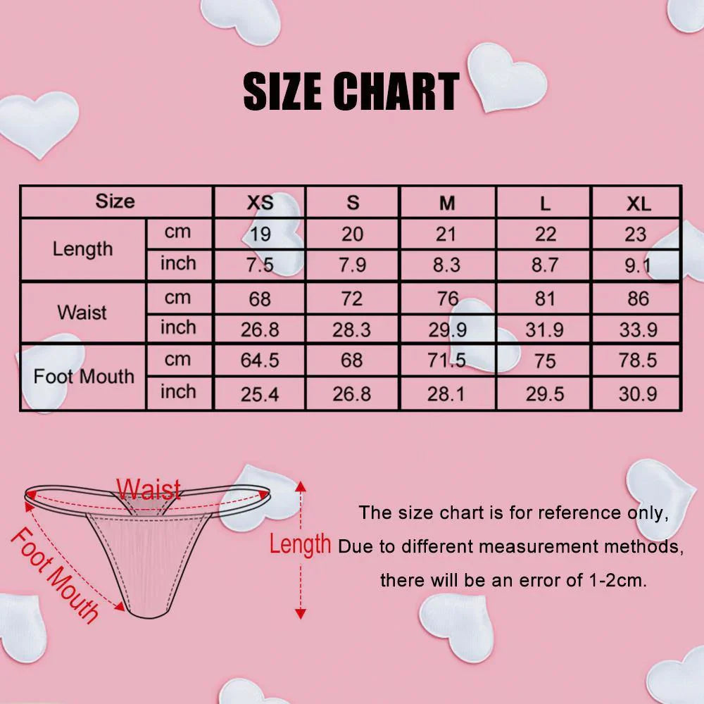 gifts for wife Forever Together - Personalized Keepsake - Face Women's Tanga Thong Personalised Sexy Underwear Christmas Gift