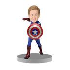 personalized bobblehead turn personality into art bobblehead keepsake character captain america display