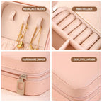 Personalized Jewelry Box with Glitter Letter Bridesmaid Gift for Her