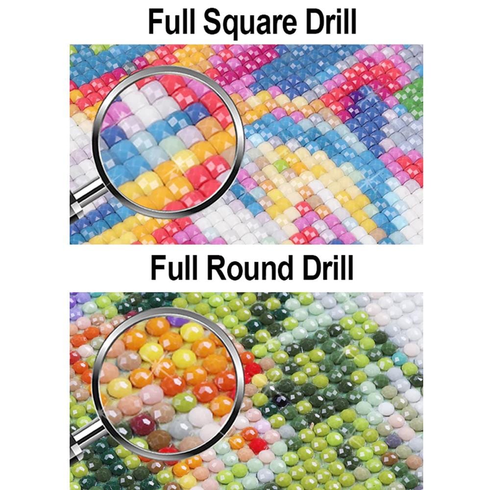 Pintura de diamantes 5D personalizada sin marco - 7 colores