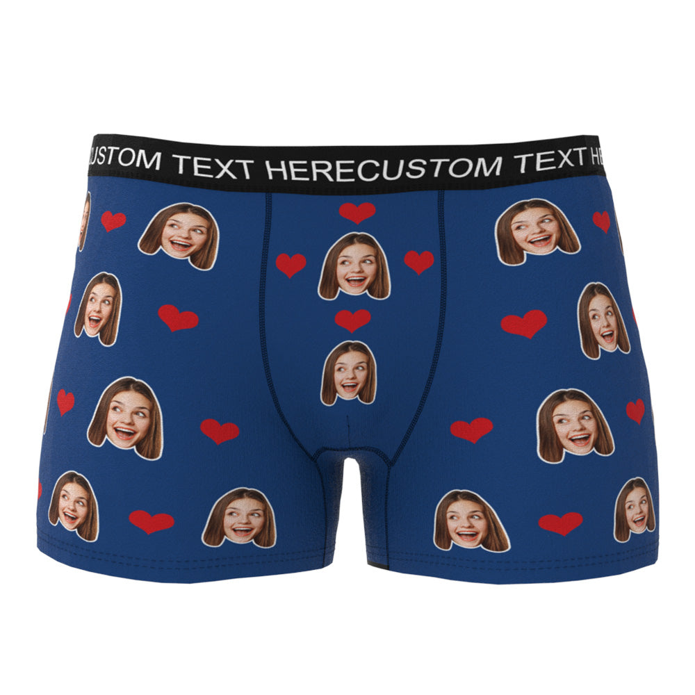 boxer briefs heart theme design gift for boyfriend