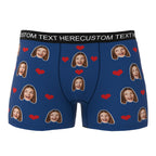 Custom Heart Face Boxer Briefs Men's Underwear