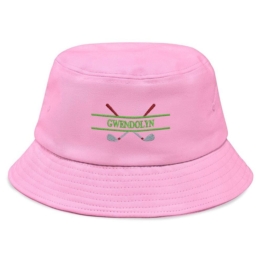 Custom Embroidery Golf Bucket Hat Personalized Name Fisherman Cap Gift for Golf Lover