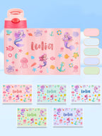 Custom Name Mermaid Stainless Steel Water Cup Children's Day Gift for Kids