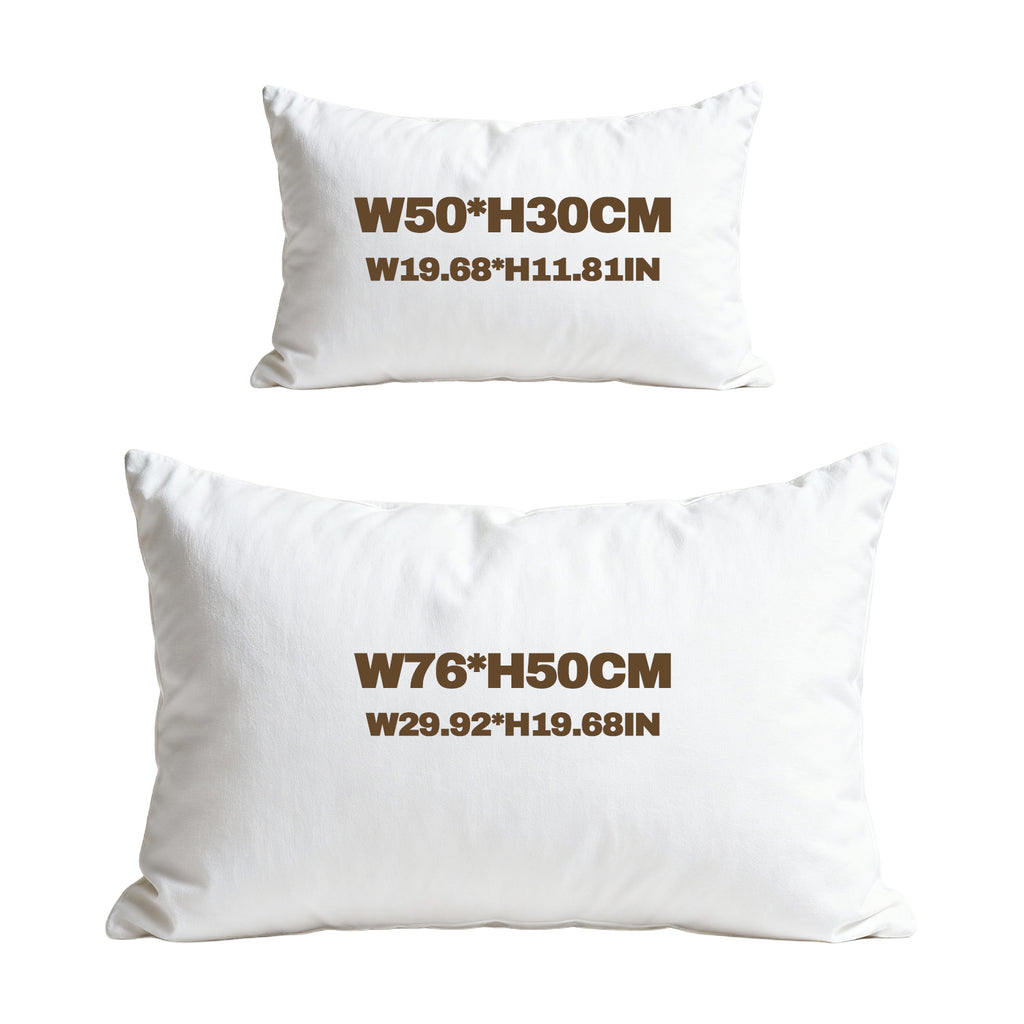Custom Face Pillow couple gift Pillowcase with Insert W76 H50CM