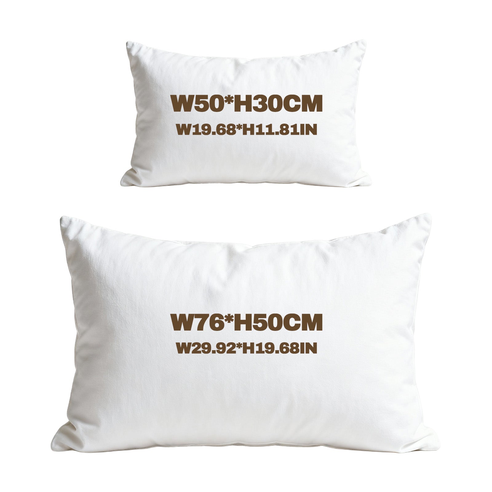 Custom Face Pillow couple gift Pillowcase with Insert W76 H50CM