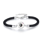 Personalized Projection Bracelet Couple Memory Jewelry
