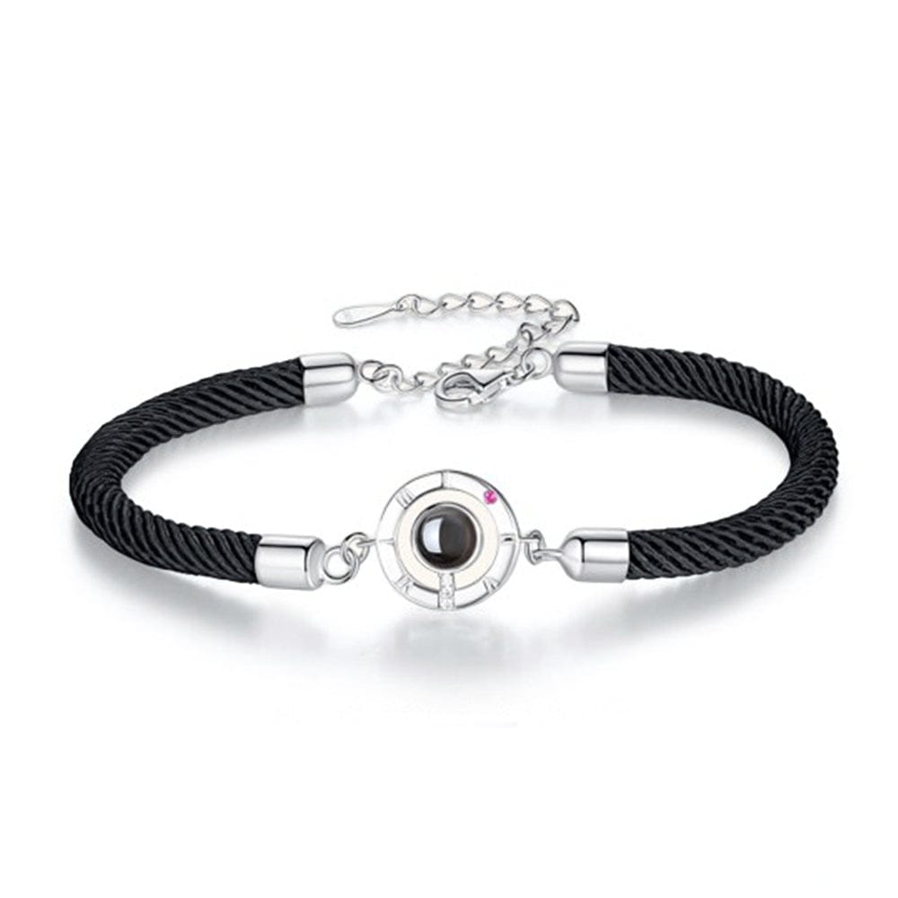 Personalized Projection Bracelet Couple Memory Jewelry