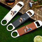 Custom Photo Bottle Opener – Groomsmen Gift, Best Man Keepsake, Personalized Wedding Favor