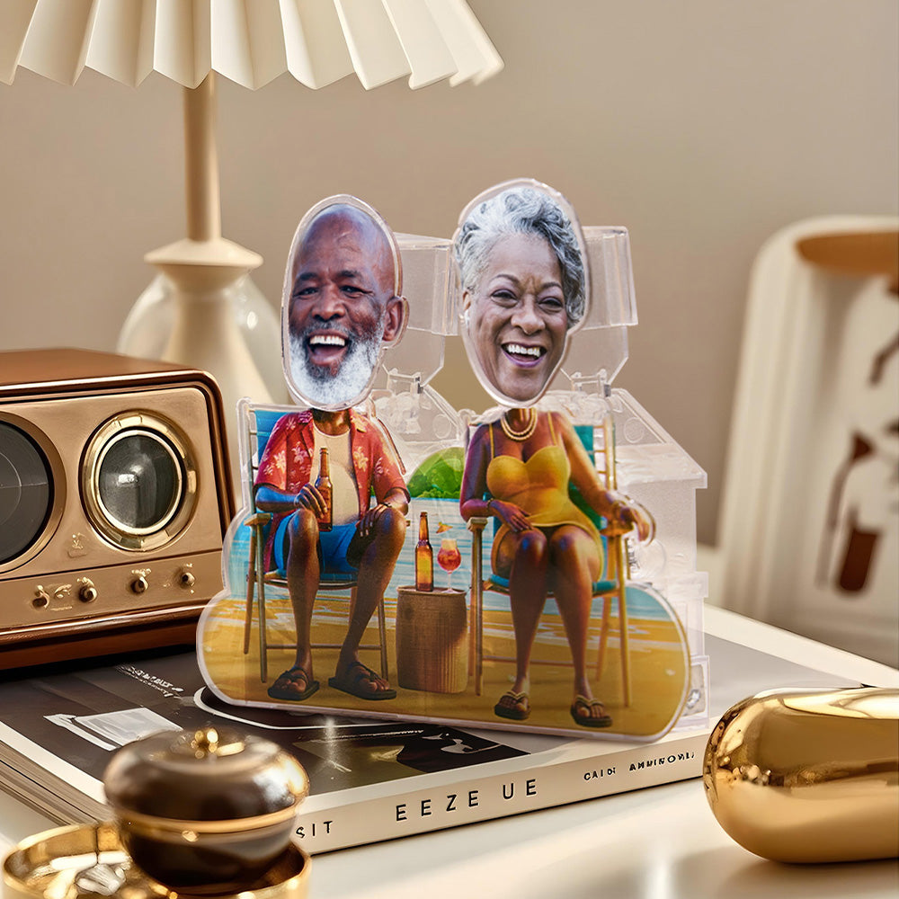made with family love standee playful display keepsake gift for grandparents