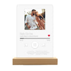 Personalized Scannable Music Code Acrylic Desk Decoration