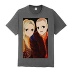 Custom Anime Effect Print T Shirts for Men