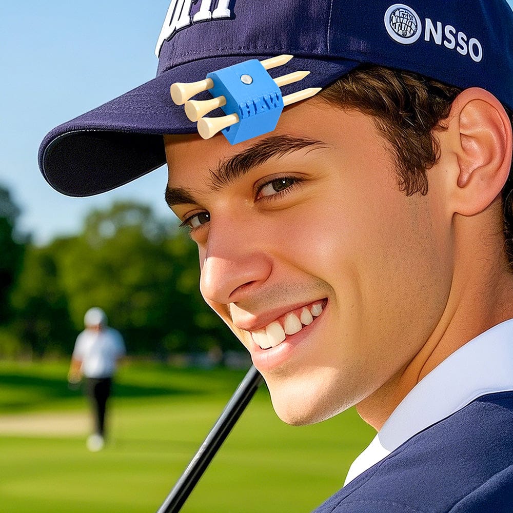 Personalized 3D Printed Magnetic Golf Ball Marker Hat Clip Golf Tees Holder Gift for Golf Lovers