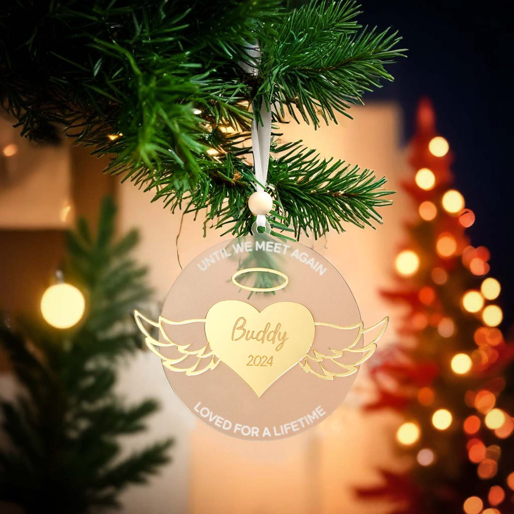 personalized design ornament acrylic memorial keepsake