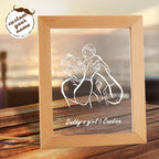 meaningful custom gift for dad with keepsake style