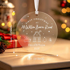 sweet home personalized acrylic ornament as a housewarming gift