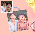 K-DualView Personalized Anime Style Lenticular Photo Frame Art Gift